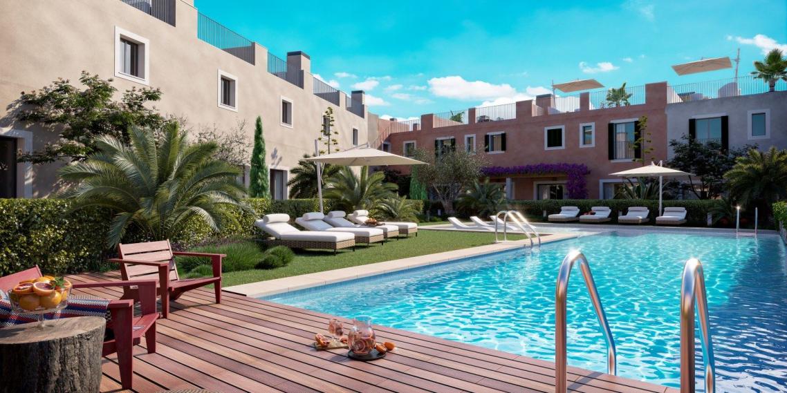 Mallorca Wohnungen Neubau - Pool